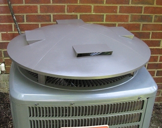 ACshield hardtop protective cover for heat pump unit